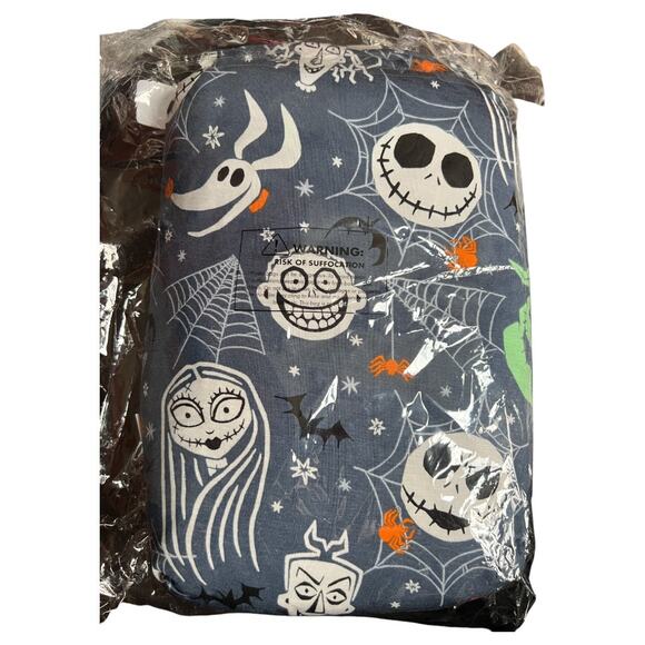 Little Sleepies Nightmare Before Christmas Twin Sheet Set - NWT - Picture 3 of 3